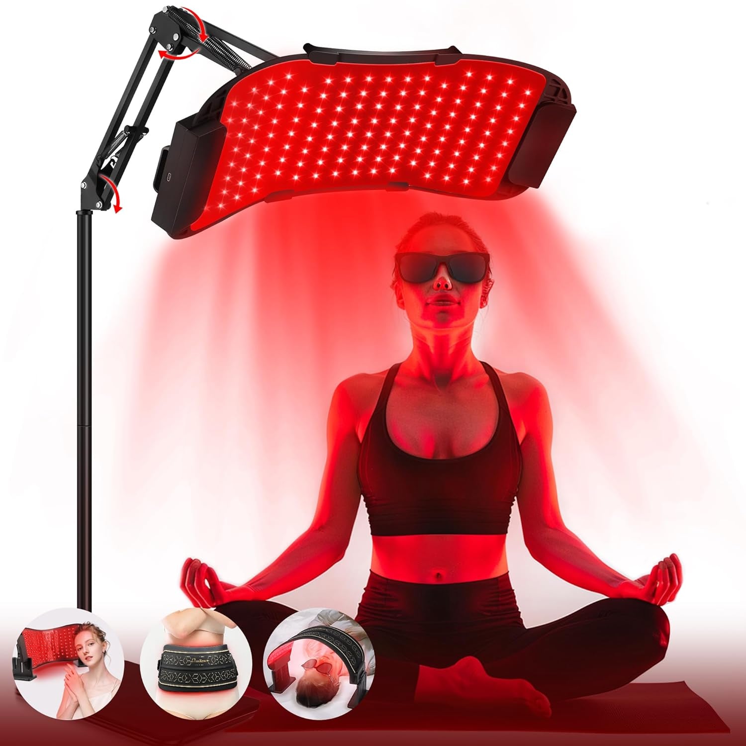 Red Light Therapy for Body and Face, 850Nm Near-Infrared Light Therapy LED 